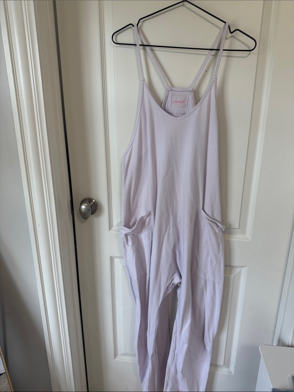 Free people movement Women's Lavender Harem Jumpsuit with Pockets - Picture 2 of 4